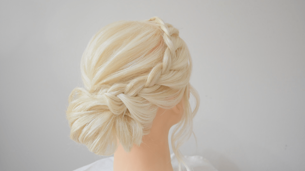 elegant updo